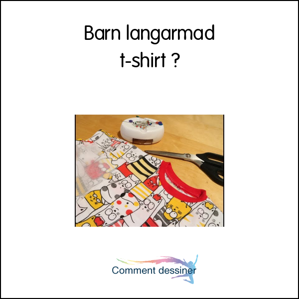 Barn långärmad t-shirt